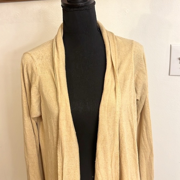 TeX Max Azria Waterfall Sweater Cardigan, Sz. L. - Picture 2 of 7